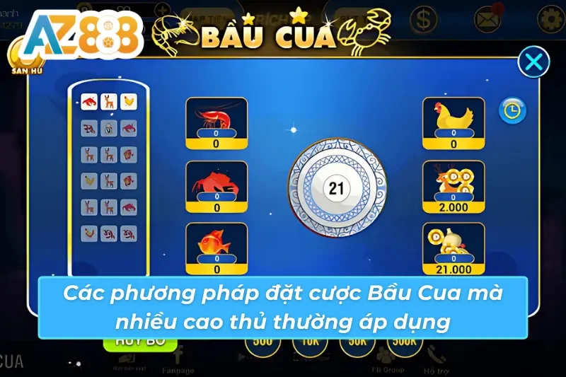 Top 03 phương pháp chơi Bầu Cua AZ888 Phổ biến nhất hiện nay