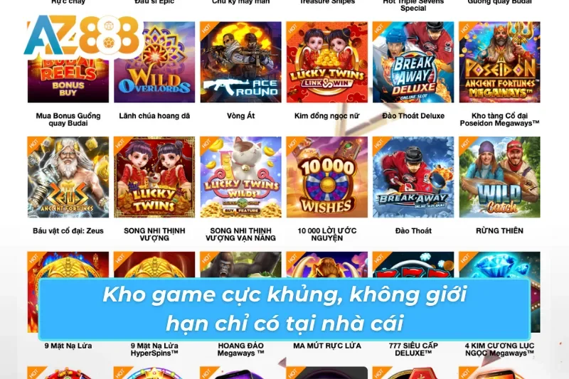 Kho game đỉnh cao của nhà cái